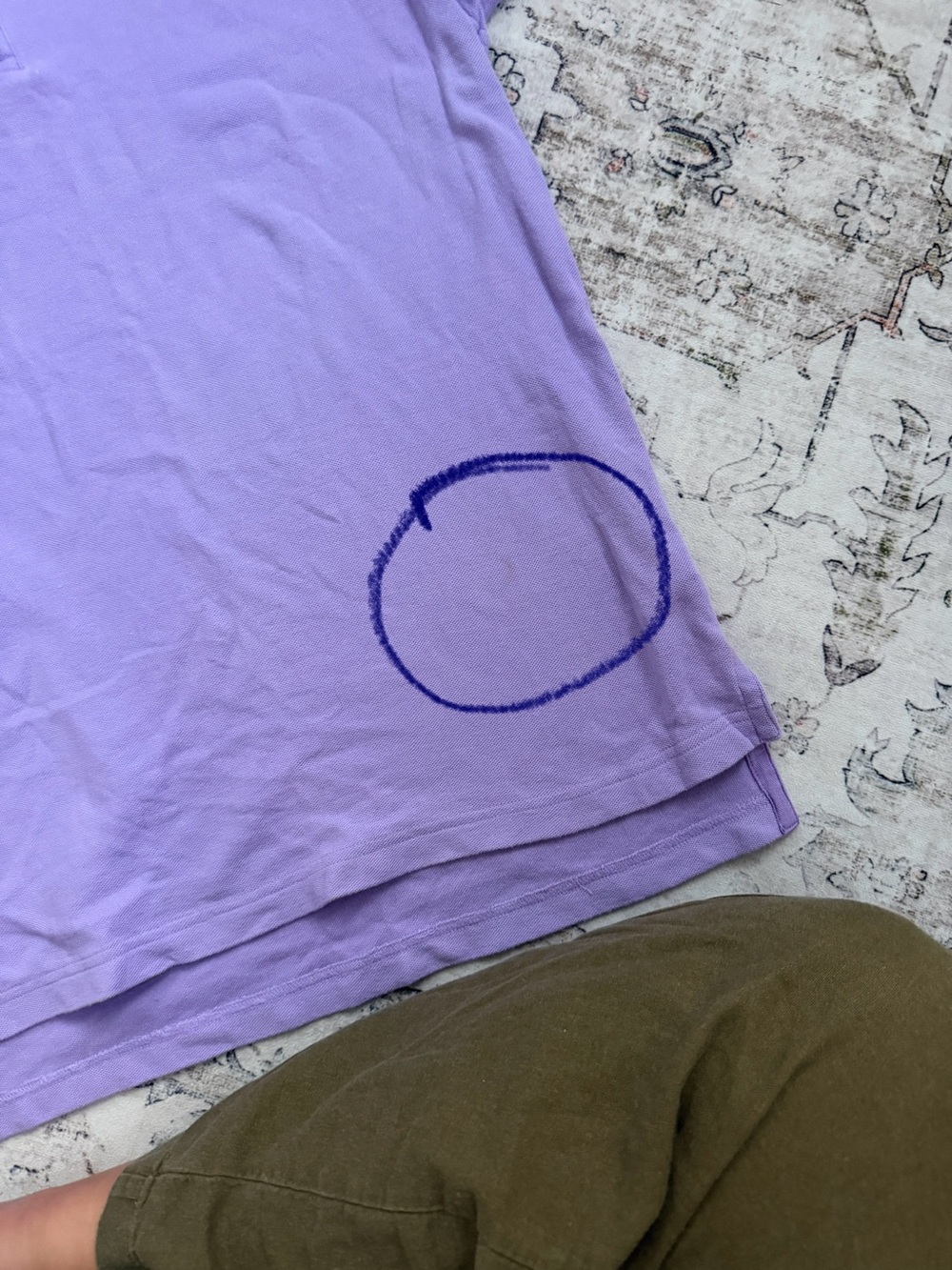 Paul Stuart Men's Lavender Polo Shirt - Picture 11 of 11